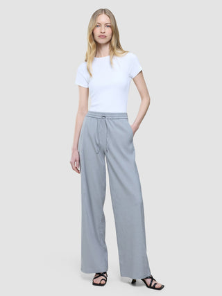 Women Linen Pants Relaxed Stone Grey