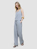 Women Linen Pants Relaxed Stone Grey