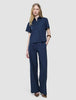 linen set night sky short sleeved shirt relaxed pants