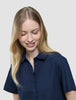 linen set night sky short sleeved shirt relaxed pants