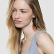 Women Linen Top Stone Grey