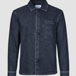 Matteo Denim Overshirt Washed Black