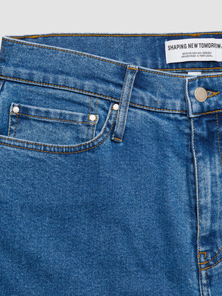 Matteo Jeans Relaxed Fit Mid Blue