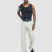 Rib Tank Top Black