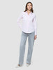 Women Oxford Shirt Barely Pink Regular