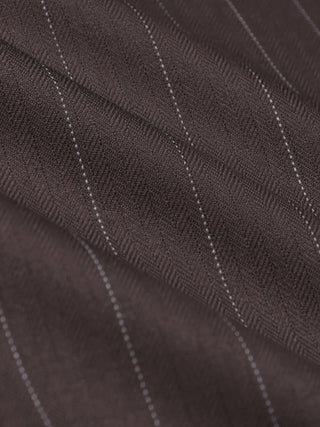 Women Raina Pants Wide Chestnut Pinstripe