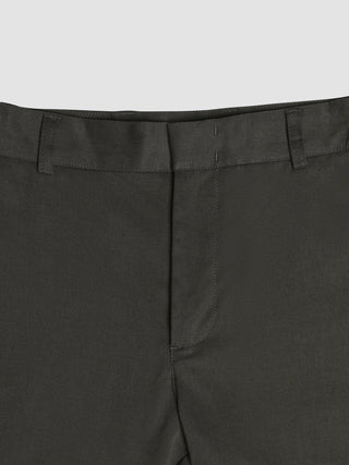 Refine Cotton Pants Relaxed Fit Dark Olive