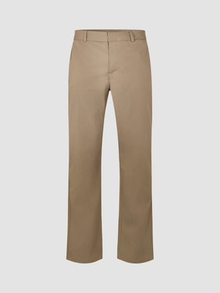 Refine Cotton Pants Relaxed Fit Sand