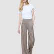 Women Rhea Pants Golden Beige Melange