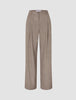 rhea set golden beige melange shirt pants