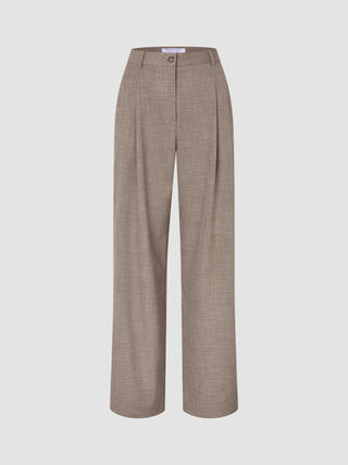 Women Rhea Pants Golden Beige Melange