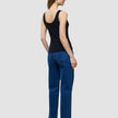 Rib Tank Top Black