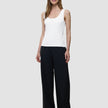 Rib Tank Top White
