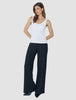 Rib Tank Top White