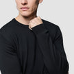 Seamless Core Knit Crewneck Black