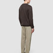 Seamless Core Knit Crewneck Dark Brown