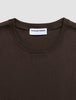 Seamless Core Knit Crewneck Dark Brown