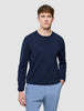 Seamless Core Knit Crewneck Dark Navy