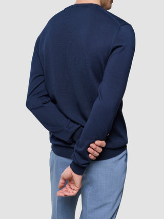 Seamless Core Knit Crewneck Dark Navy