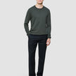 Seamless Core Knit Crewneck Green Night