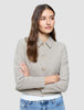 Women Serene Short Jacket Burnt Sugar Herringbone
