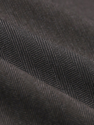 Siena Pants Relaxed Fit Herringbone Dark Brown