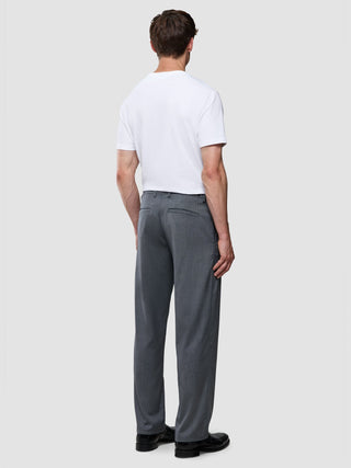 Siena Pants Relaxed Fit Herringbone Grey