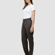 Women Skye Pants Tapered Dark Chestnut Melange