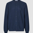 Structured Knit Cardigan Dark Navy