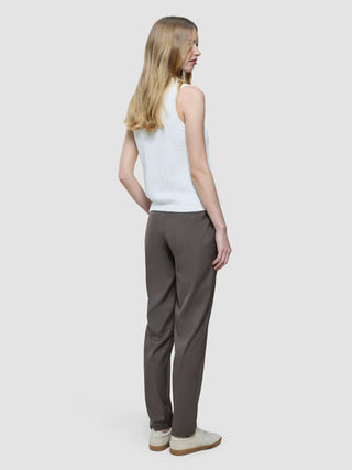 Women's Structured Knit Top Off White