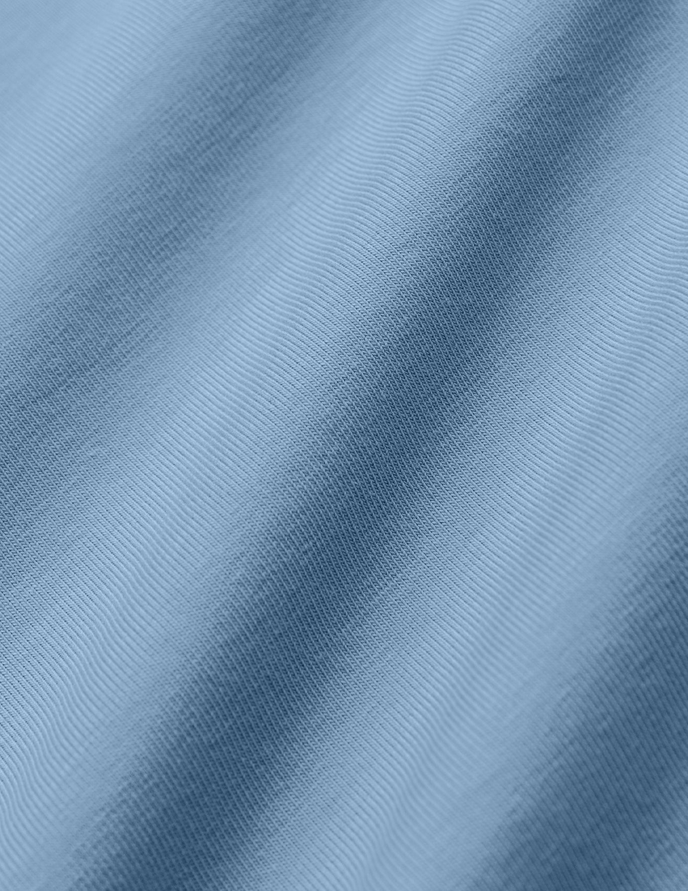 Supima T-Shirt Box Fit Rainy Blue