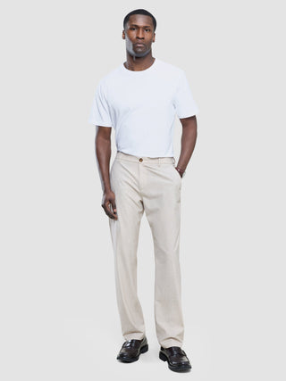 Tech Linen Elastic Pants Sandshell