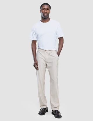 Tech Linen Elastic Pants Sandshell