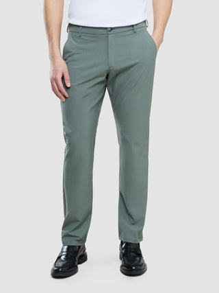 Tech Linen Elastic Pants Urban Green