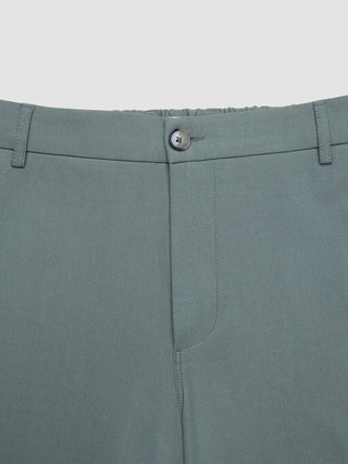 Tech Linen Elastic Pants Urban Green