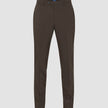 Tech Wool Suit Pants Slim Cocoa Brown