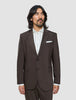 Tech Wool Blazer Dark Cocoa Brown Regular