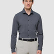 Travel Shirt Charcoal Grey Regular