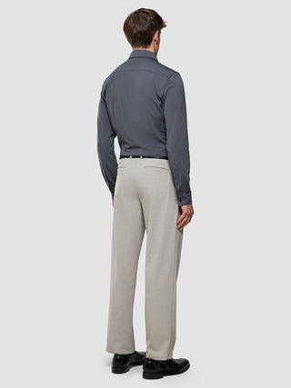 Travel Shirt Charcoal Grey Slim