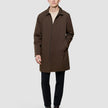 Waterproof Trench Coat Dark Brown