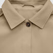 Women Waterproof Trench Coat Short Sand Grain
