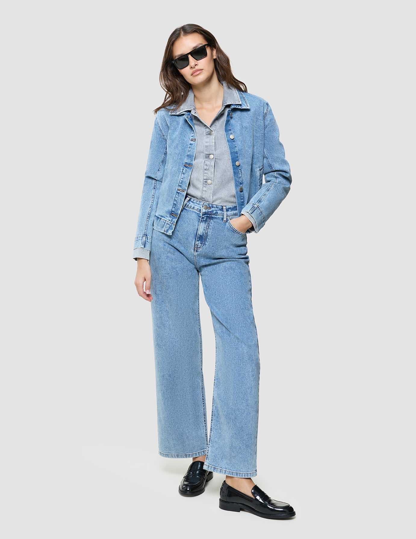 Denim on denim on denim