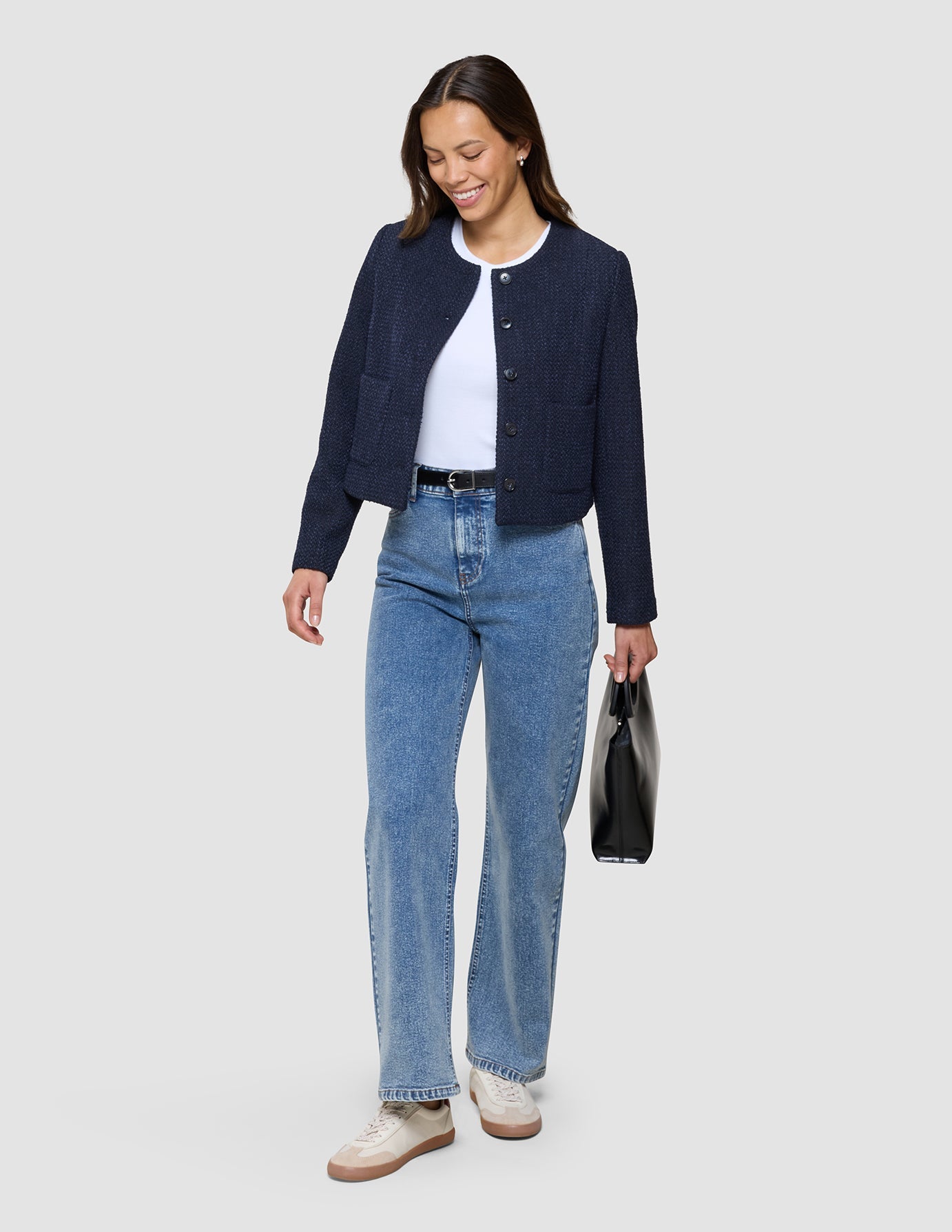 Women's Classic Jeans Relaxed Fit Snow Blue Wash