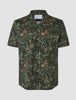 Bowling Short Sleeve Shirt Forest Night