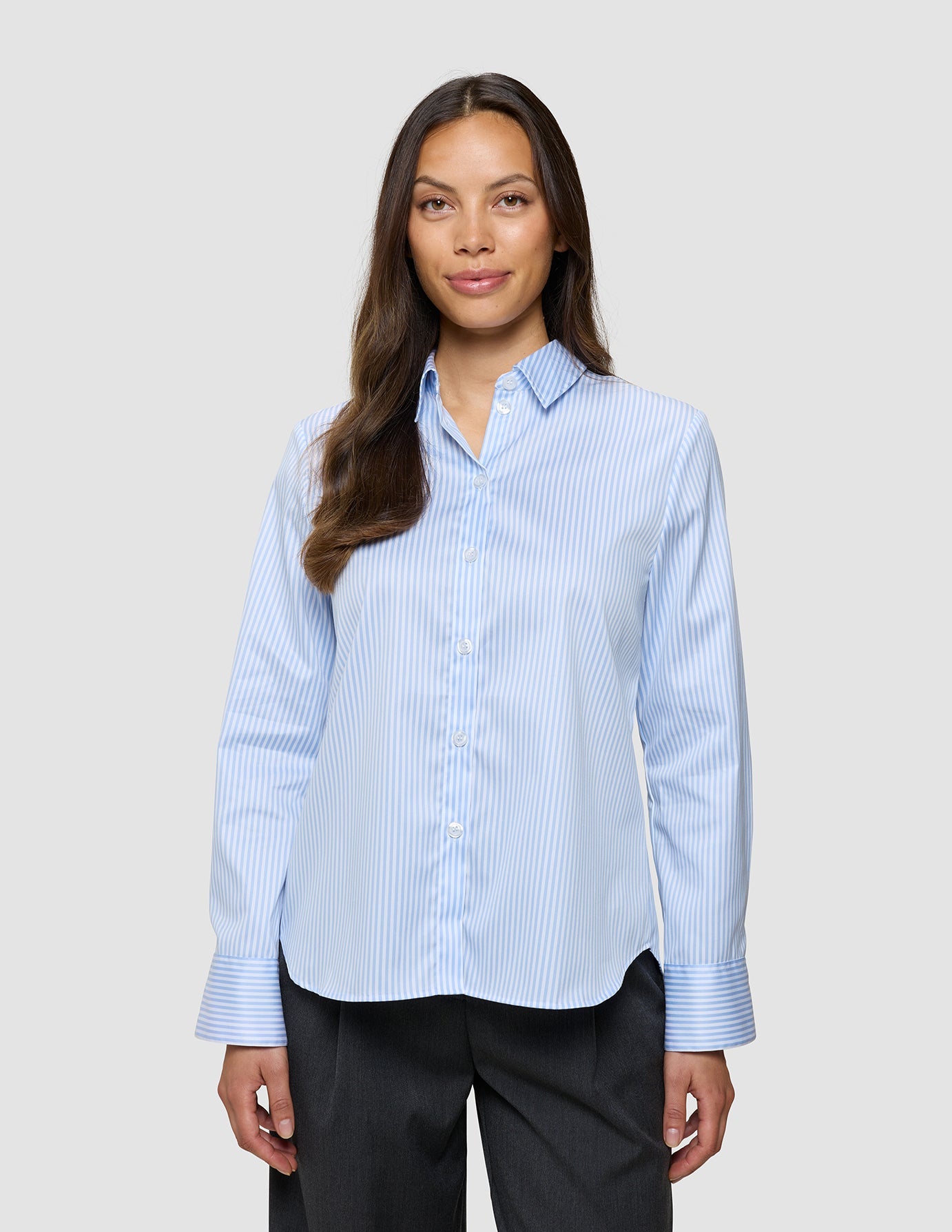 Women's Brooklyn Shirt Sky Stripes