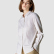 Business Shirt Regular Caramel Stripes