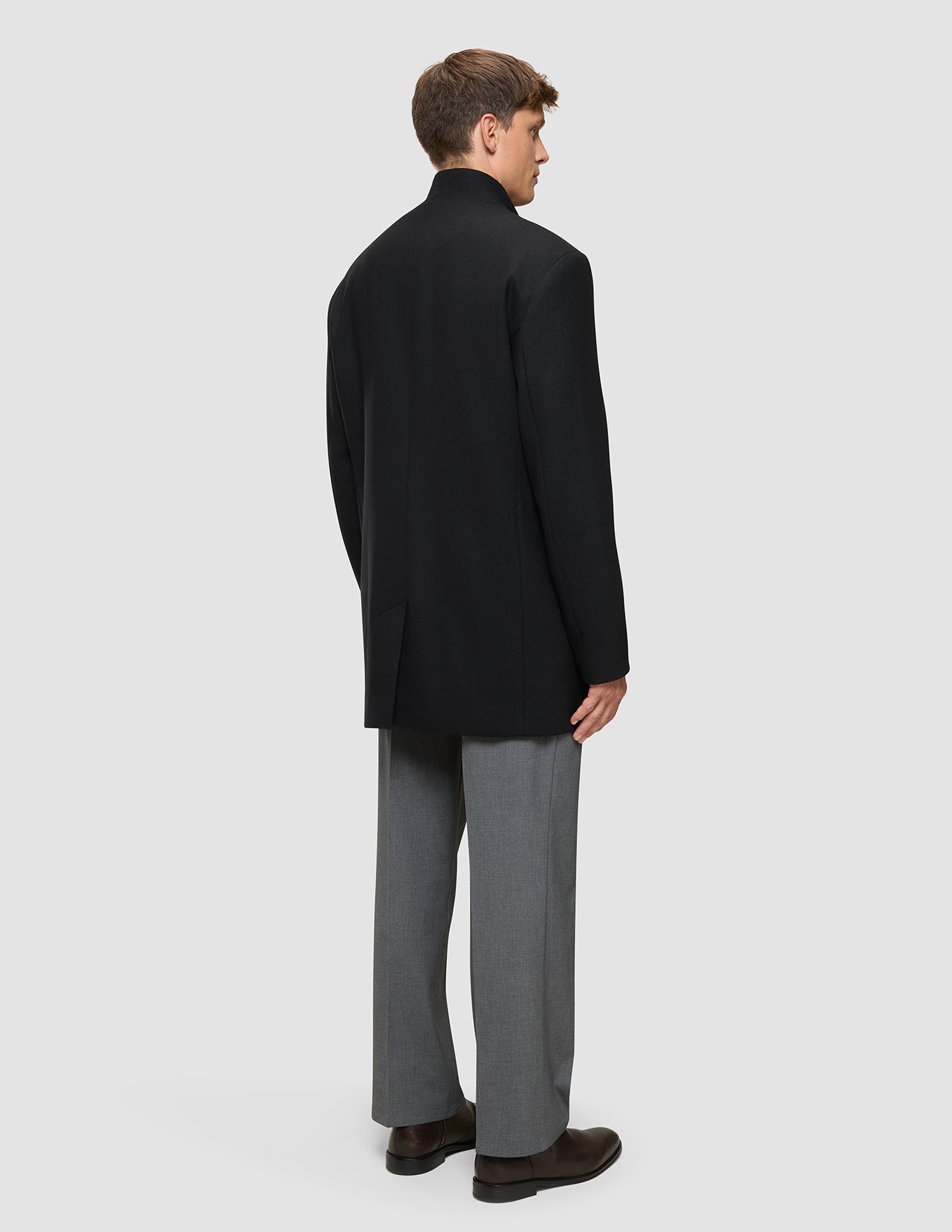 Casentino Wool Coat Black