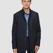 Casentino Wool Coat Dark Navy