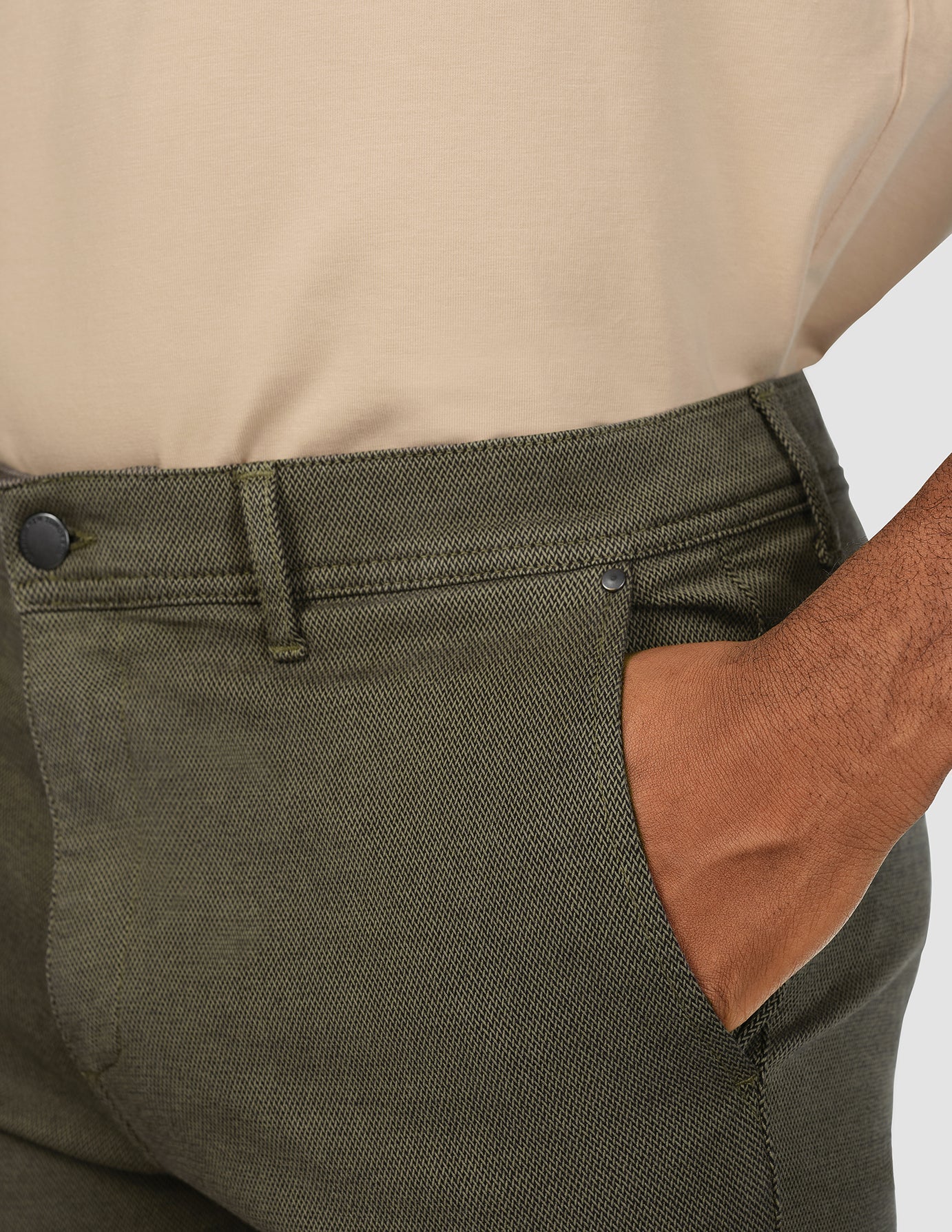 Classic Pants Slim Nature Green