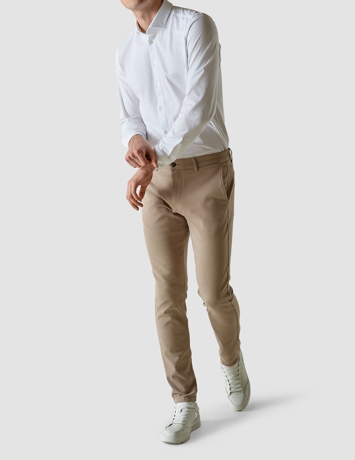 Classic Pants Slim Sand